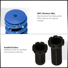 Load image into Gallery viewer, Acura Integra 1990-2001 / Honda Civic 1988-2000 / CRX 1988-1991 / Del Sol 1993-1997 Coilover Sleeves Kit Blue (Black Sleeves)