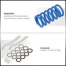 Load image into Gallery viewer, Acura Integra 1990-2001 / Honda Civic 1988-2000 / CRX 1988-1991 / Del Sol 1993-1997 Coilover Sleeves Kit Blue (Black Sleeves)