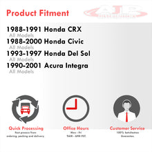 Load image into Gallery viewer, Acura Integra 1990-2001 / Honda Civic 1988-2000 / CRX 1988-1991 / Del Sol 1993-1997 Coilover Sleeves Kit Red (Black Sleeves)