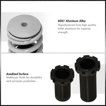 Load image into Gallery viewer, Acura Integra 1990-2001 / Honda Civic 1988-2000 / CRX 1988-1991 / Del Sol 1993-1997 Coilover Sleeves Kit Silver (Black Sleeves)