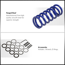 Load image into Gallery viewer, Honda Accord 1998-2002 Coilover Sleeves Kit Blue (Black Sleeves)