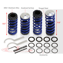 Load image into Gallery viewer, Honda Accord 1998-2002 Coilover Sleeves Kit Blue (Black Sleeves)