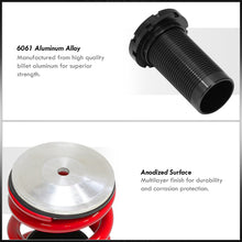 Load image into Gallery viewer, Honda Accord 1998-2002 Coilover Sleeves Kit Red (Black Sleeves)