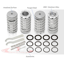 Load image into Gallery viewer, Acura Integra 1990-2001 / Honda Civic 1988-2000 / CRX 1988-1991 / Del Sol 1993-1997 Coilover Sleeves Kit Silver (Silver Sleeves)