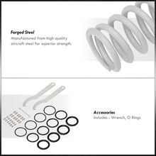 Load image into Gallery viewer, Mitsubishi Eclipse 1989-1999 / Nissan Sentra 1991-1999 / Toyota Corolla 1993-1997 Coilover Sleeves Kit Silver (Silver Sleeves)