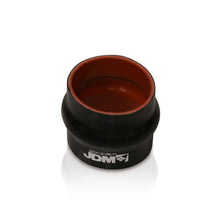 Load image into Gallery viewer, 3.5" Straight Bellow Silicone Coupler Black