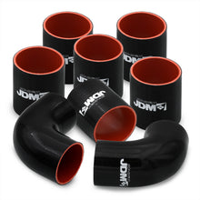 Load image into Gallery viewer, Universal 3" 8 Pieces Piping Kit Silicone Couplers Black (Use with PK-8P30* or PK-8PU30*)