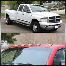 Load image into Gallery viewer, Dodge Ram 1500 2500 3500 2003-2018 / 4500 5500 2011-2018 5 Piece Front Amber LED Cab Roof Clearance Lights Clear Len (Models With Factory Roof Lights)