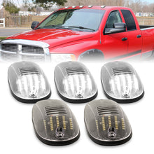 Load image into Gallery viewer, Dodge Ram 1500 2500 3500 2003-2018 / 4500 5500 2011-2018 5 Piece Front White LED Cab Roof Clearance Lights Clear Len (Models With Factory Roof Lights)
