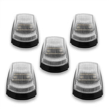 Load image into Gallery viewer, Ford F250 F350 F450 F550 Super Duty 2017-2022 5 Piece Front Amber LED Cab Roof Clearance Lights Clear Len