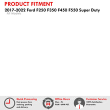 Load image into Gallery viewer, Ford F250 F350 F450 F550 Super Duty 2017-2022 5 Piece Front White LED Cab Roof Clearance Lights Clear Len