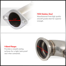 Load image into Gallery viewer, Acura Integra 1990-2001 / Honda Civic 1988-2000 / CRX 1988-1991 / Del Sol 1993-1997 3" V-Band Turbo Downpipe