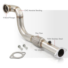 Load image into Gallery viewer, Acura Integra 1990-2001 / Honda Civic 1988-2000 / CRX 1988-1991 / Del Sol 1993-1997 3" V-Band Turbo Downpipe