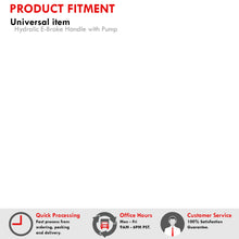 Load image into Gallery viewer, Universal Hydraulic E-Brake Handle with Pump Gold