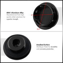 Load image into Gallery viewer, Toyota Aluminum Round Circle Hole Style Oil Cap Black