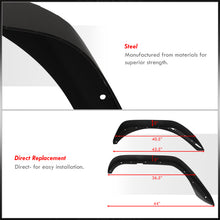 Load image into Gallery viewer, Jeep Wrangler 2007-2017 / Wrangler JK 2018 Front & Rear OE Style Wheel Well Fender Flares Black