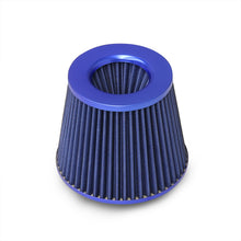 Load image into Gallery viewer, Universal 3" with 2.5" Adapter Air Filter Blue Top / Blue Body / Blue Bottom