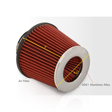 Load image into Gallery viewer, Universal 2.75" Air Filter Red