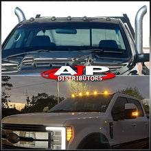 Load image into Gallery viewer, Universal 5 Piece LED Truck SUV Cab Roof Lights Smoke Len (Includes Switch & Wiring Harness)