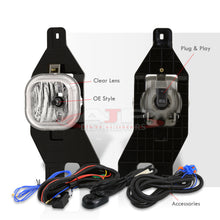 Load image into Gallery viewer, Ford F250 F350 F450 F550 Super Duty 1999-2004 / Excursion 2000-2004 Front Fog Lights Clear Len (Includes Switch & Wiring Harness)