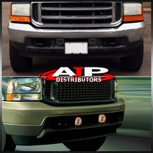 Load image into Gallery viewer, Ford F250 F350 F450 F550 Super Duty 1999-2004 / Excursion 2000-2004 Front Fog Lights Smoked Len (Includes Switch & Wiring Harness)