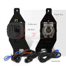 Load image into Gallery viewer, Ford F250 F350 F450 F550 Super Duty 1999-2004 / Excursion 2000-2004 Front Fog Lights Smoked Len (Includes Switch & Wiring Harness)