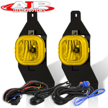 Load image into Gallery viewer, Ford F250 F350 F450 F550 Super Duty 1999-2004 / Excursion 2000-2004 Front Fog Lights Yellow Len (Includes Switch & Wiring Harness)