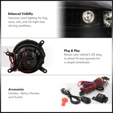 Load image into Gallery viewer, Ford Mustang 2005-2009 Front Halo Fog Lights Smoked Len (Includes Switch & Wiring Harness)