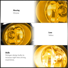 Load image into Gallery viewer, Nissan Altima 4DR 2010-2012 Front Fog Lights Yellow Len (Includes Switch & Wiring Harness)