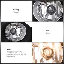 Load image into Gallery viewer, Nissan Altima 4DR 2013-2015 Front Fog Lights Clear Len (Includes Switch & Wiring Harness)