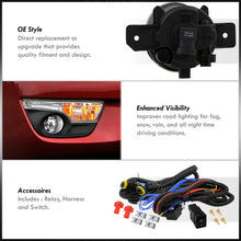 Load image into Gallery viewer, Nissan Altima 4DR 2013-2015 Front Fog Lights Clear Len (Includes Switch & Wiring Harness)
