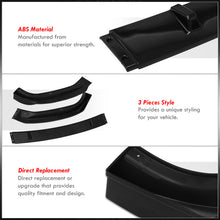 Load image into Gallery viewer, BMW 1 Series E81 E82 E88 2004-2013 3-Piece Style Front Bumper Lip Gloss Black