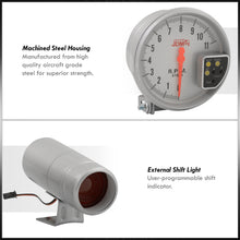 Load image into Gallery viewer, Universal 5" Analog Tachometer Gauge White (7 Color Display)