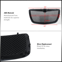 Load image into Gallery viewer, Chrysler 300 300C 2005-2010 Mesh Style Front Grille Black