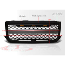 Load image into Gallery viewer, Chevrolet Silverado 1500 2016-2018 Front Grille Black with Amber LED DRL Running Lights