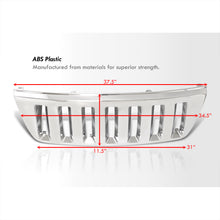 Load image into Gallery viewer, Jeep Grand Cherokee 1999-2004 Vertical Style Front Grille Chrome