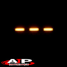 Load image into Gallery viewer, Toyota Tacoma 2016-2021 Front Grille Black with Amber LED DRL Running Lights
