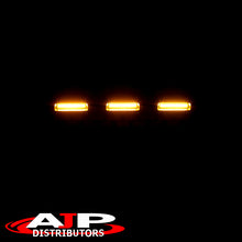 Load image into Gallery viewer, Toyota Tacoma 2016-2021 Front Grille Black with Amber LED DRL Running Lights