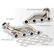 Load image into Gallery viewer, Chevrolet Silverado 1500 1999-2006 / Avalanche 1500 2002-2005 / Suburban 1500 2000-2004 / Tahoe 2000-2004 / GMC Sierra 1999-2006 / Yukon 2001-2004 / Yukon XL 2001-2004 Stainless Steel Shorty Exhaust Header