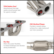 Load image into Gallery viewer, Mitsubishi Mirage 1.8L I4 1997-2002 Stainless Steel Exhaust Header
