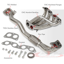 Load image into Gallery viewer, Toyota Corolla 1.8L I4 1993-1997 Stainless Steel Exhaust Header