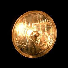 Load image into Gallery viewer, Universal 7" Round Diamond Cut Headlights Chrome Housing Clear Len