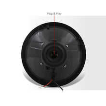 Load image into Gallery viewer, Universal 7" Round Diamond Cut Projector Headlights Chrome Housing Clear Len