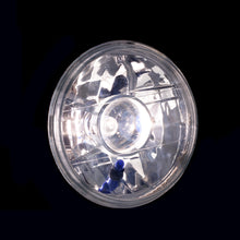 Load image into Gallery viewer, Universal 7" Round Diamond Cut Projector Headlights Chrome Housing Clear Len