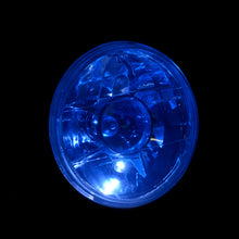 Load image into Gallery viewer, Universal 7" Round Diamond Cut Projector Headlights Chrome Housing Clear Len