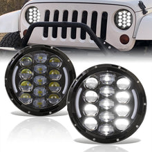 Load image into Gallery viewer, Jeep Wrangler 1997-2017 Cree LED Projector Headlights Black Housing Clear Len