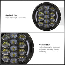 Load image into Gallery viewer, Jeep Wrangler 1997-2017 Cree LED Projector Headlights Black Housing Clear Len