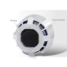 Load image into Gallery viewer, Universal G262S Dual Halo Projector Kit with H1 Bulbs (White Small / Blue Big Halo)