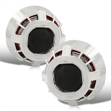 Load image into Gallery viewer, Universal G262S Dual Halo Projector Kit with H1 Bulbs (White Small / Red Big Halo)