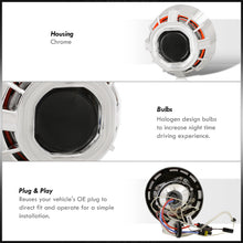 Load image into Gallery viewer, Universal G262S Dual Halo Projector Kit with H1 Bulbs (White Small / Red Big Halo)